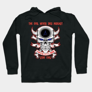 Evil Never Dies Banner Logo Hoodie